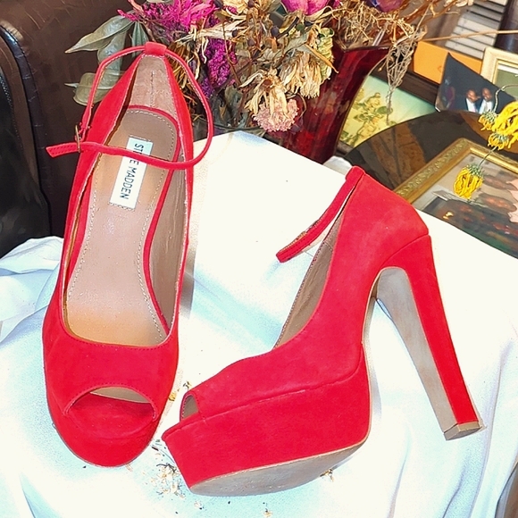Steve Madden RED ♥️ platform stiletto heel - Picture 6 of 11